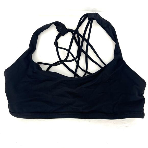 Lululemon Free To Be Bra (Wild) Black Size 8 - Picture 2 of 10